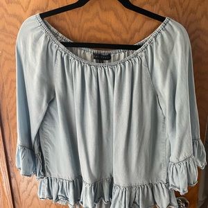 Sanctuary chambray blouse
